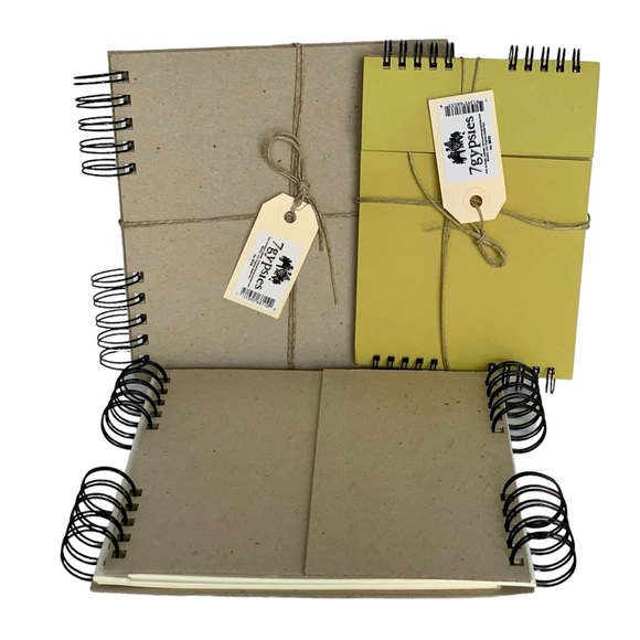 NEW! LOT/3 - 7 Gypsies Wire Journaling Scrapbook Albums - Picture 1 of 6